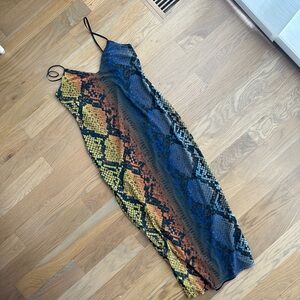 AFRM Mesh Snake Dress